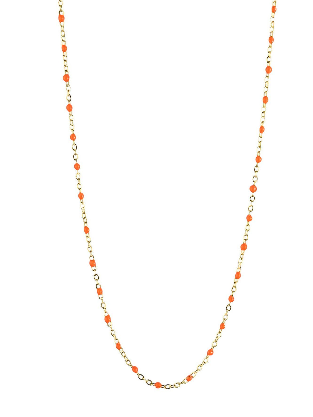 Cassette barokketting Alicia goud met multikleuren emaille