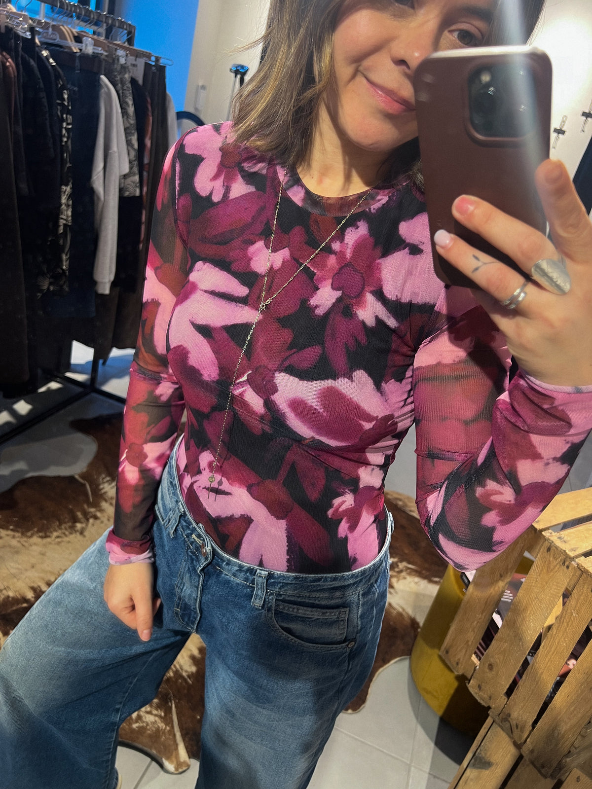 Ninsy Mesh big flower