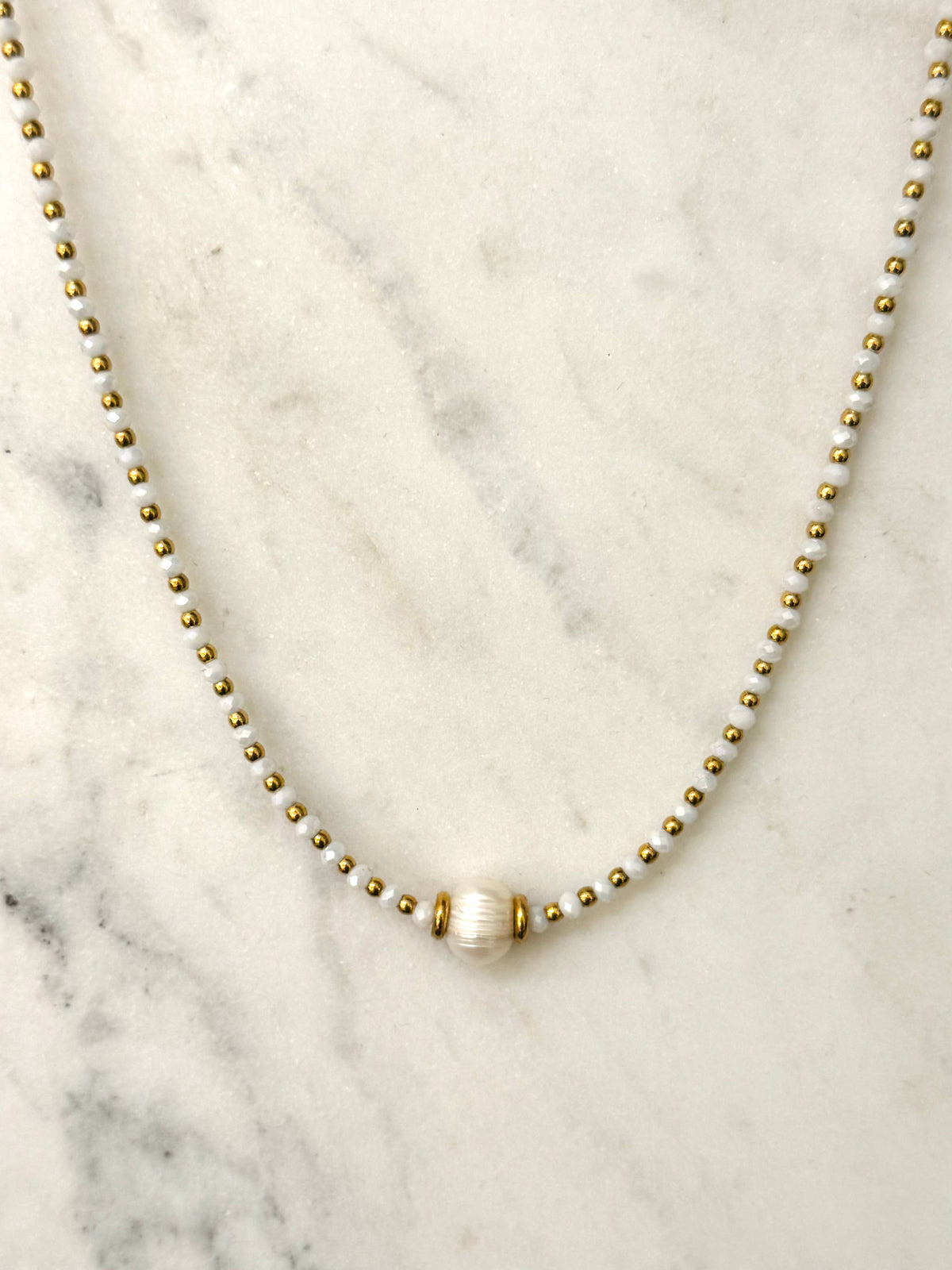 Mytikas zomerketting met parel