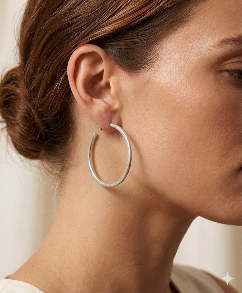 Earrings Pedramala Hoop Silver