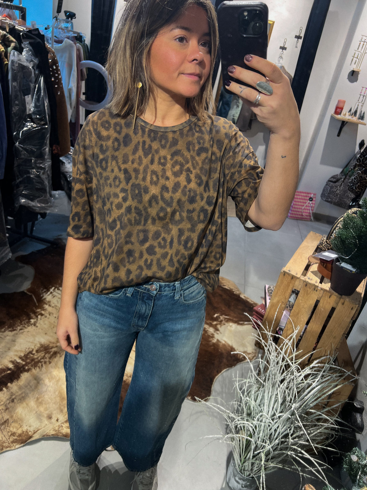 Shirt Berry Leopard