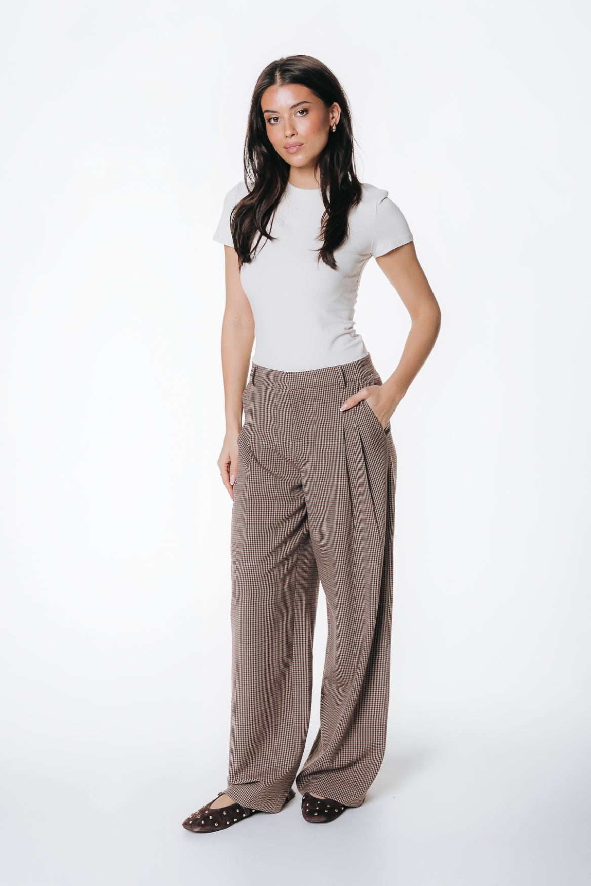 Trousers Maggy Houndstooth