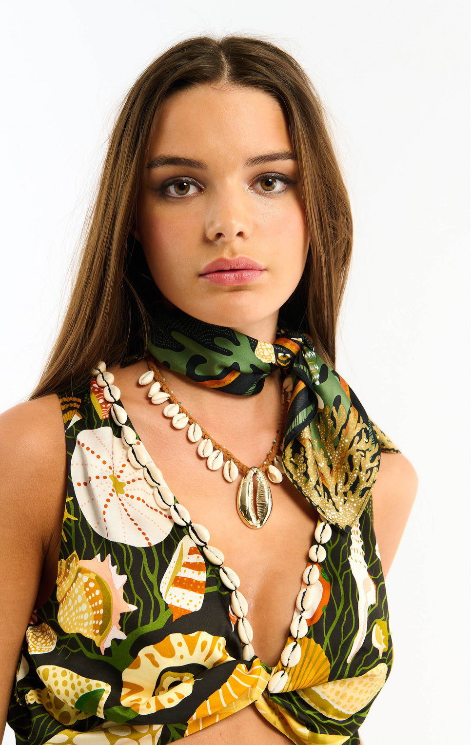 Scarf Coral Mini