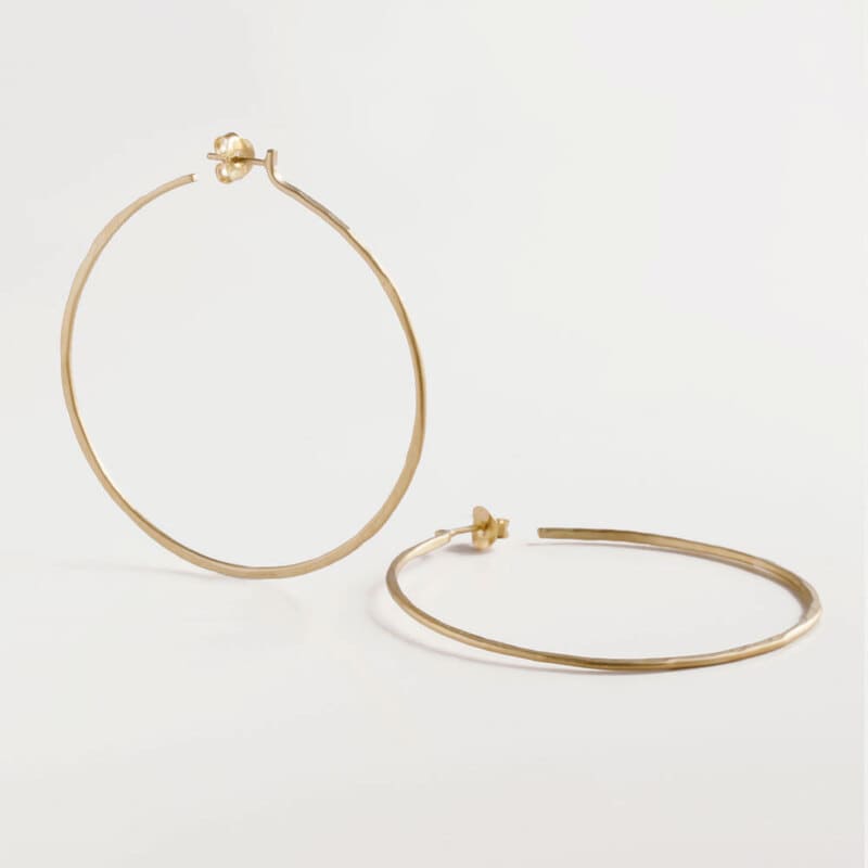 Mir XXL Hoop Earrings Gold