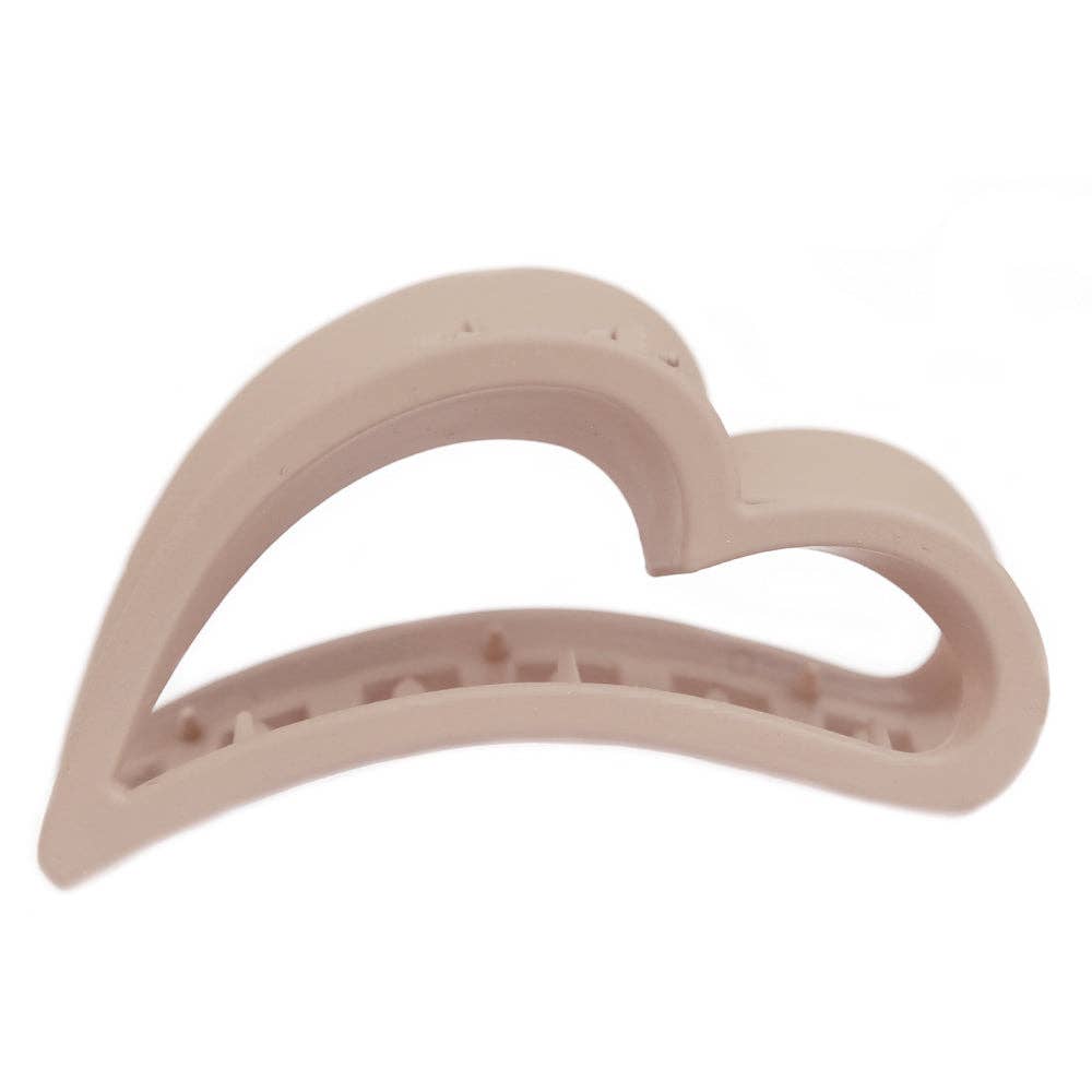 clips heart soft pink