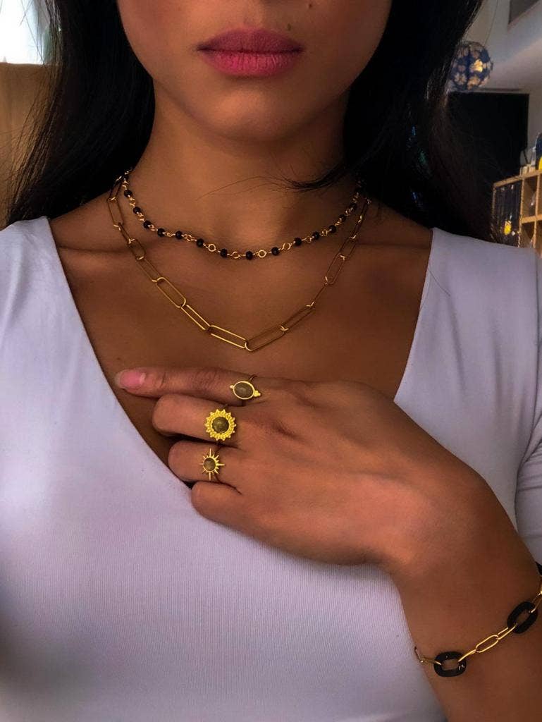 Chloe Gold - Dik kettingcollier van Cassette Barcelona
