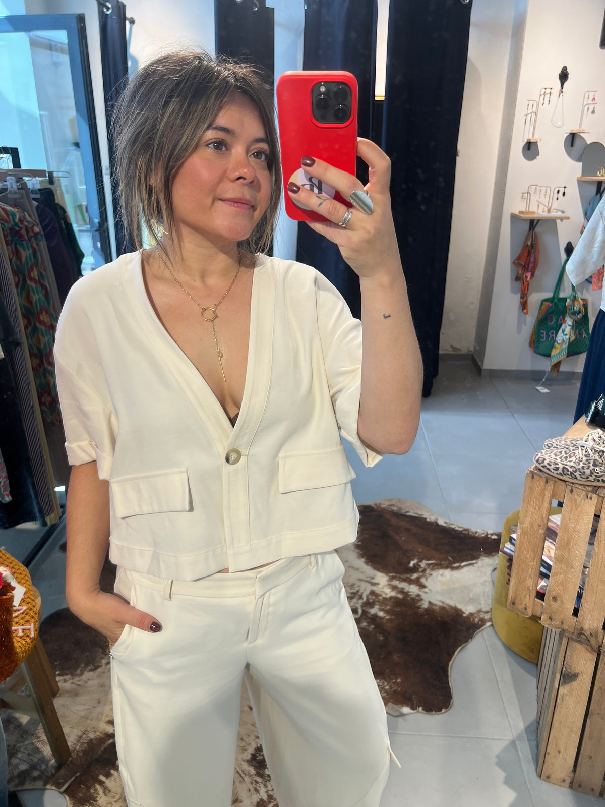 Blouse Crema