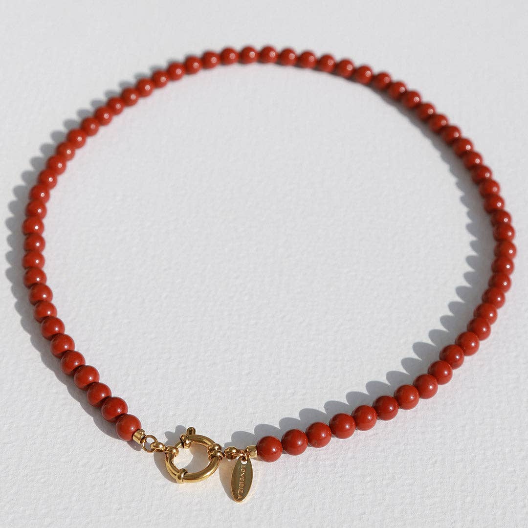Ketting Javea baksteenkleurig