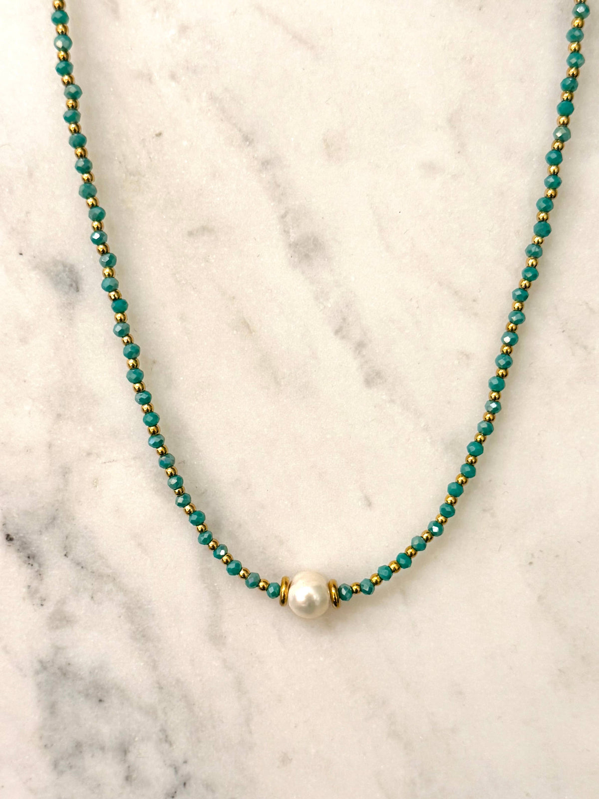 Mytikas zomerketting met parel