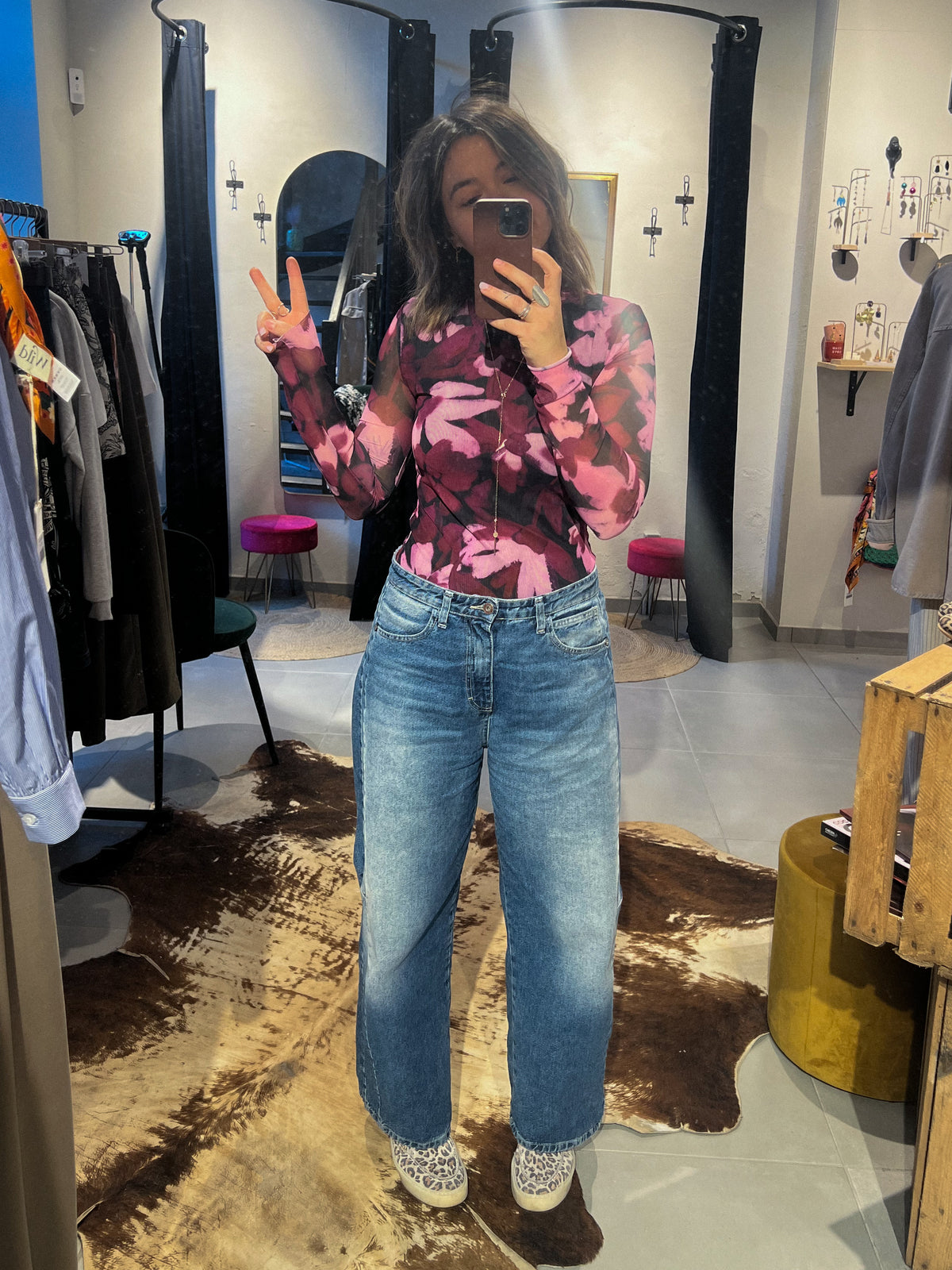 Ninsy Mesh big flower