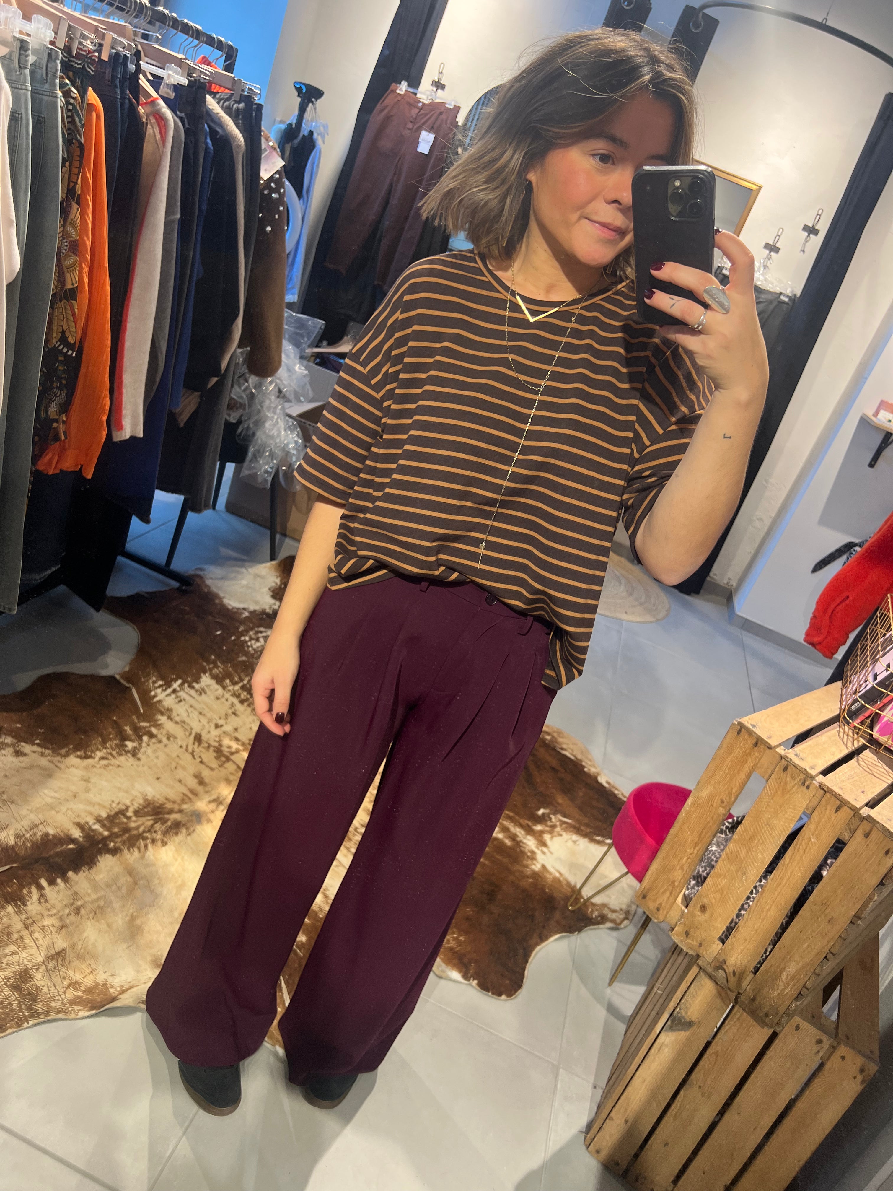 Shirt Berry Stripes