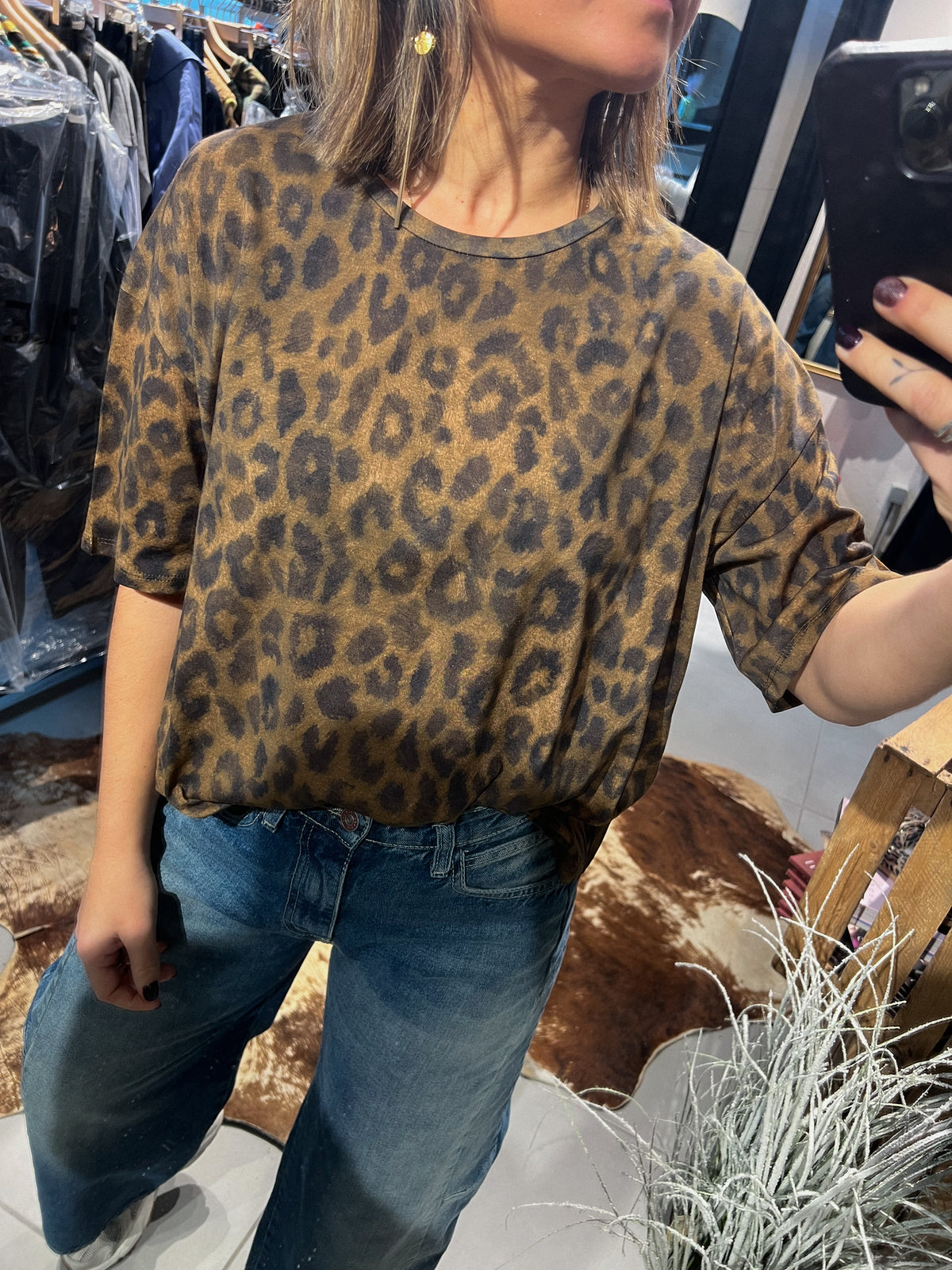 Shirt Berry Leopard