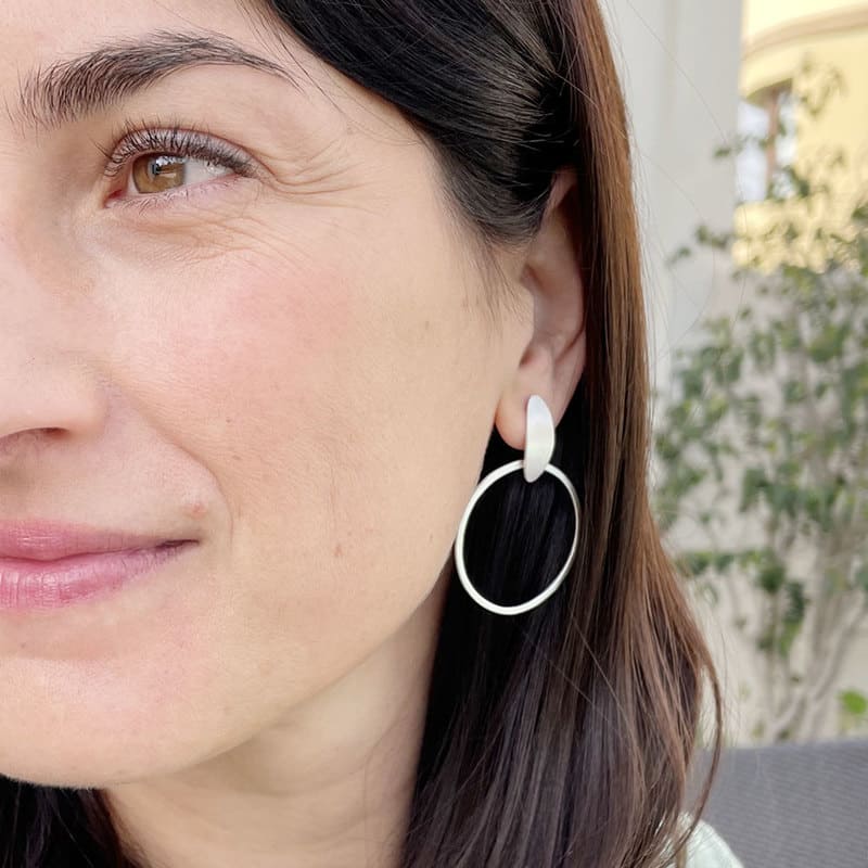 Earrings Justine Suay Silver