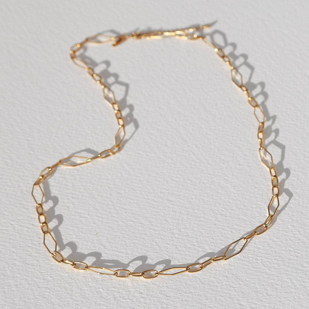 Gouden lange ketting