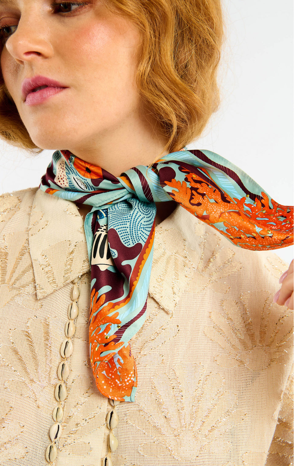 Scarf Coral Mini