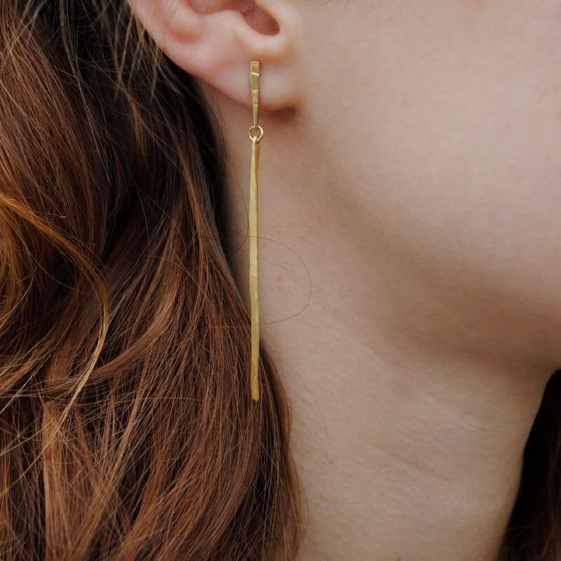 Earrings Kam Two Parts