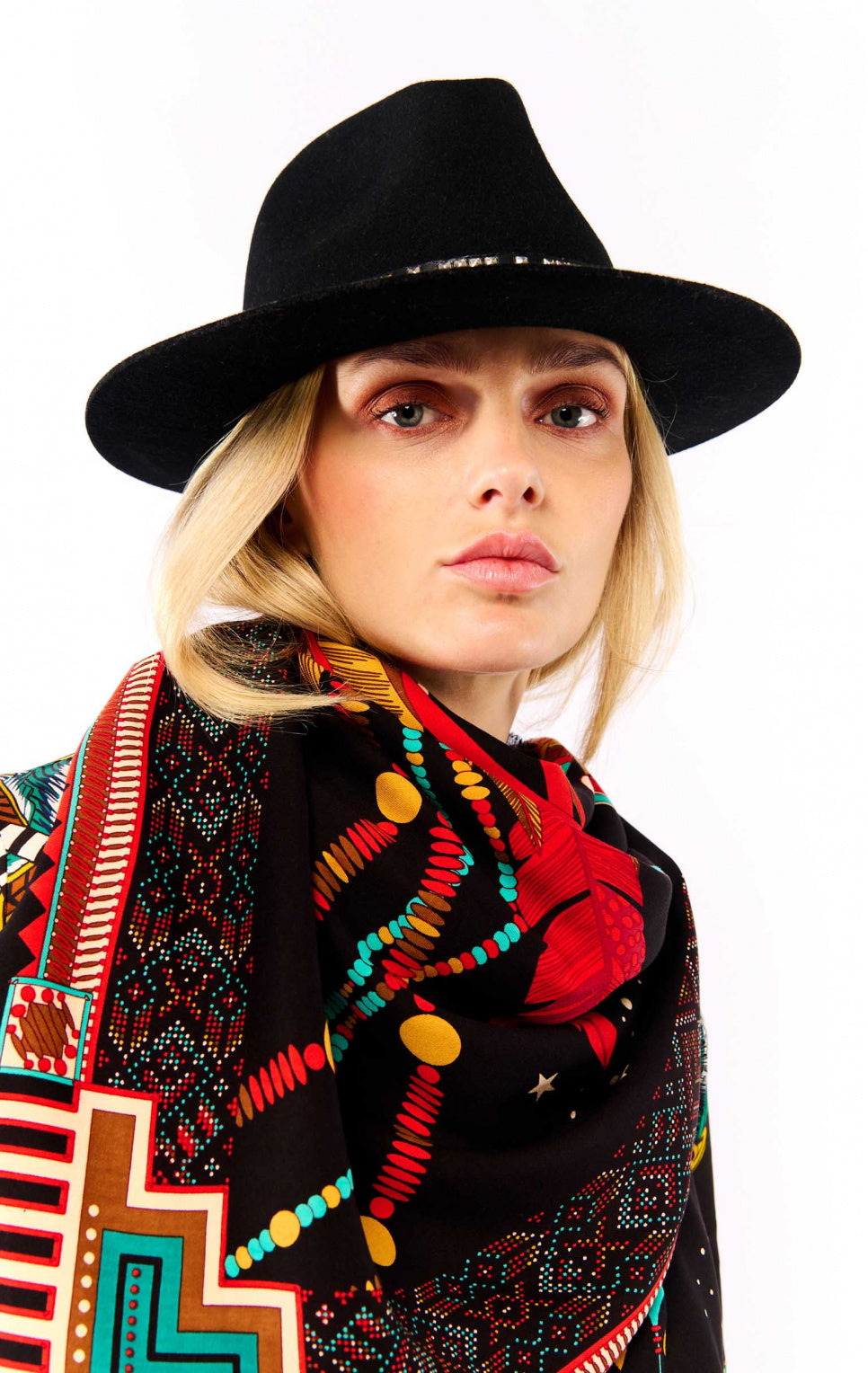 Scarf Nouveau Western maxi