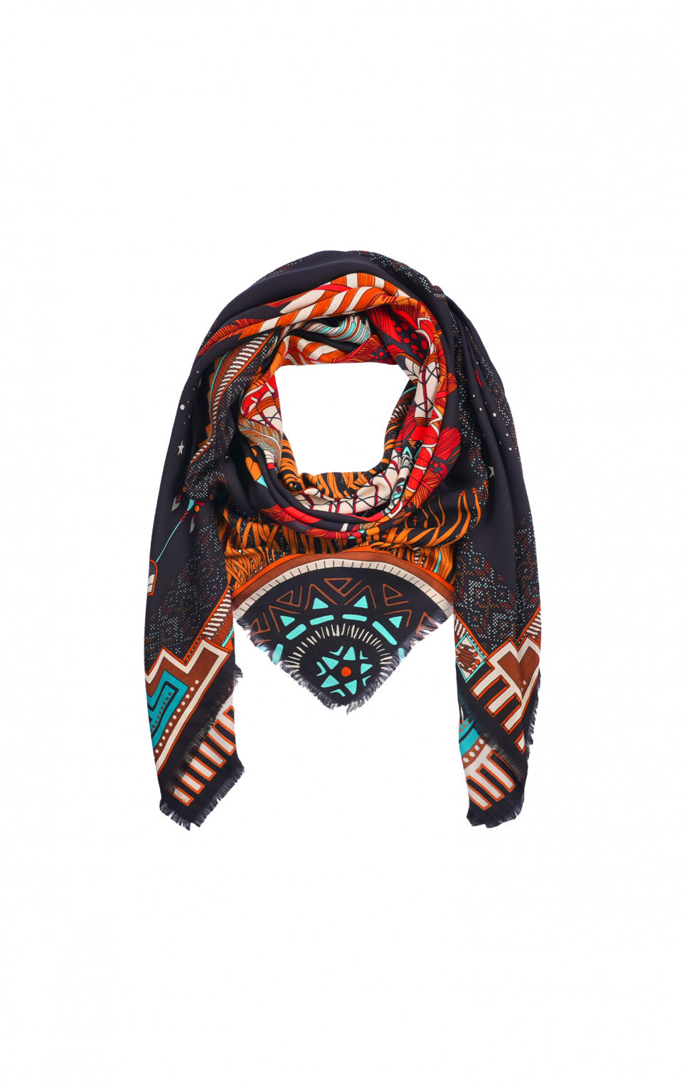 Scarf Nouveau Western maxi